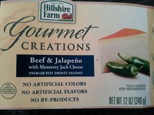 Hillshire Farm Gourmet Creations Beef & Jalapeno Sausage