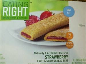 Eating Right Strawberry Fruit & Grain Cereal Bar