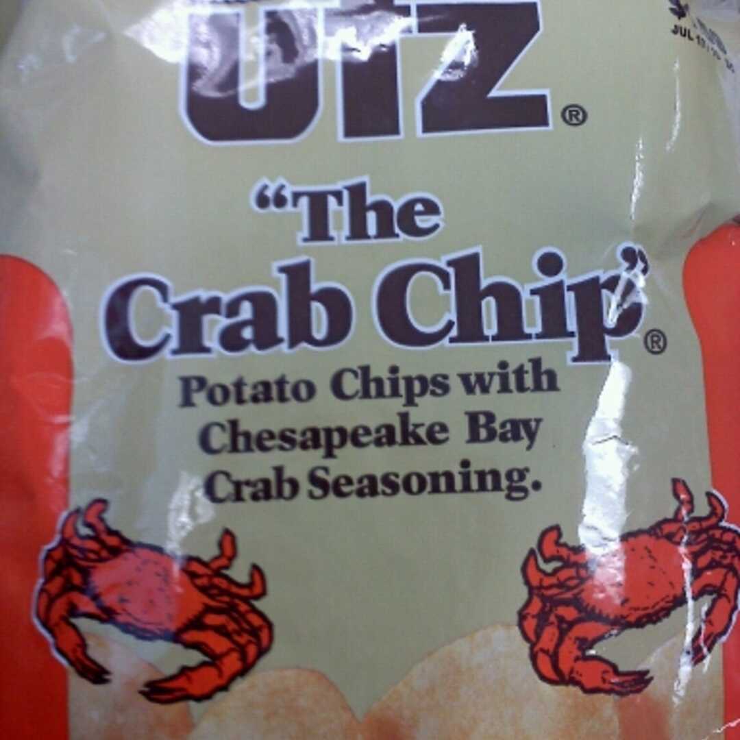 Utz The Crab Chip Potato Chips with Chesapeake Bay Crab Seasoning