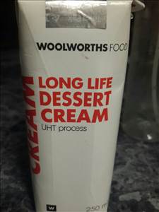 Woolworths Long Life Dessert Cream
