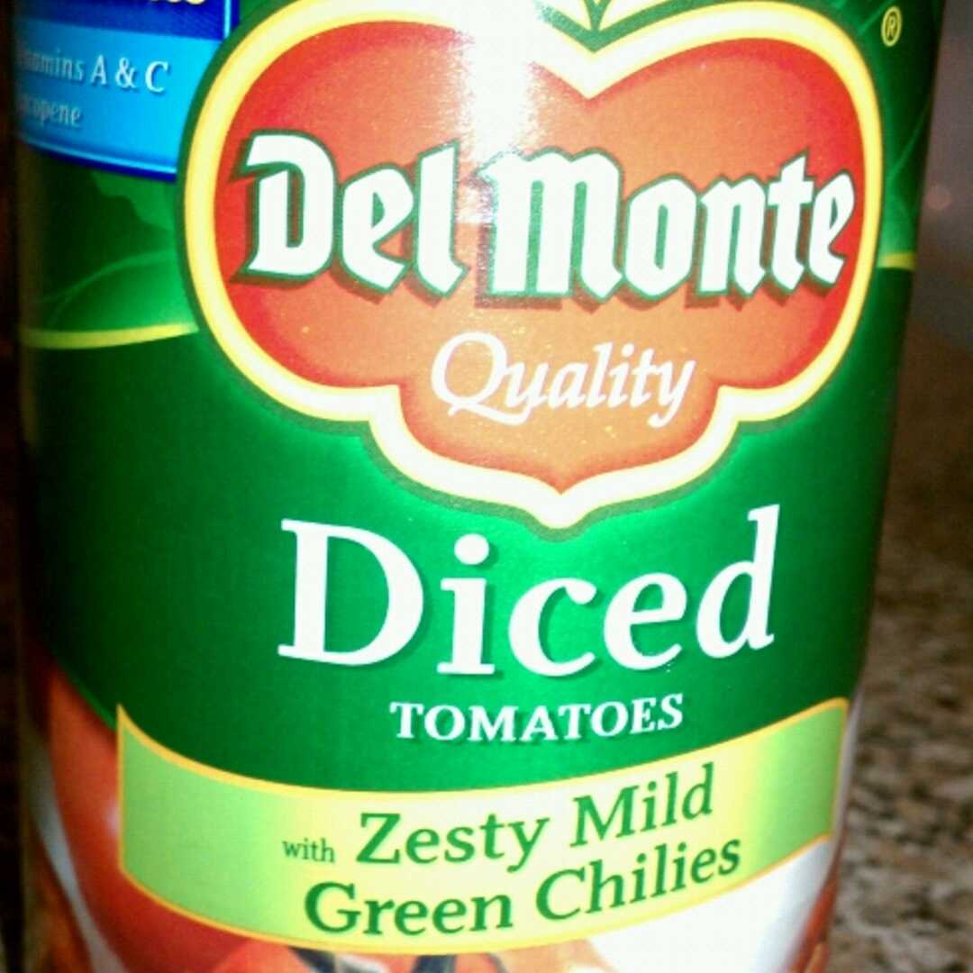 Del Monte Diced Tomatoes with Zesty Mild Green Chilies
