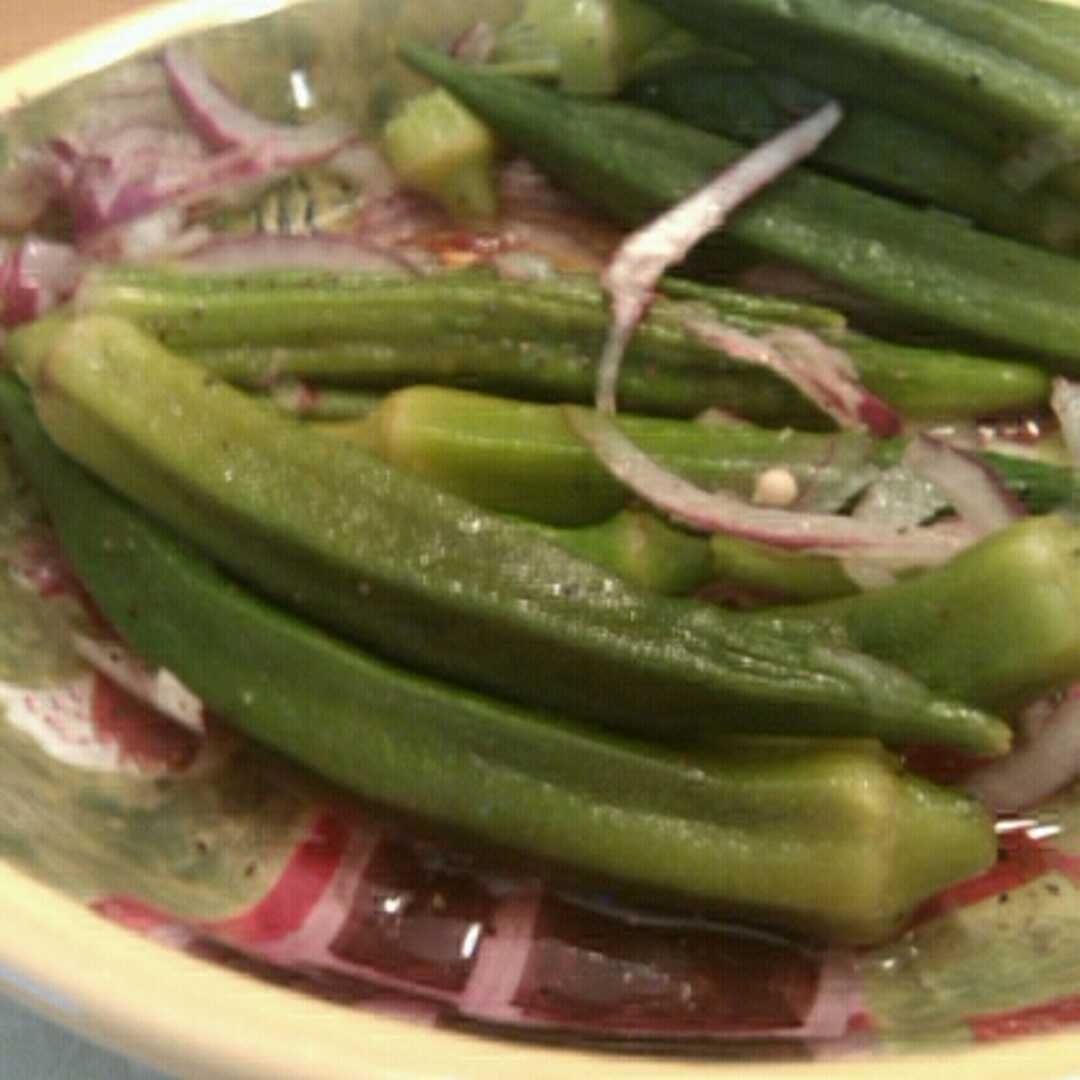 Cooked Okra (from Fresh)