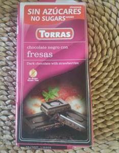 Torras Chocolate Negro con Fresas