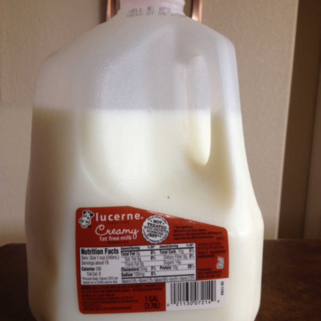 Lucerne Creamy Fat Free Milk