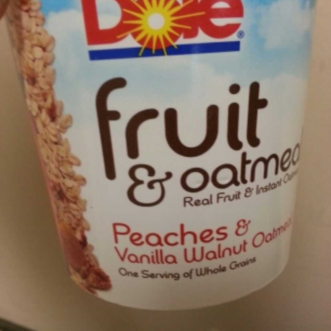 Dole Peaches & Vanilla Walnut Oatmeal
