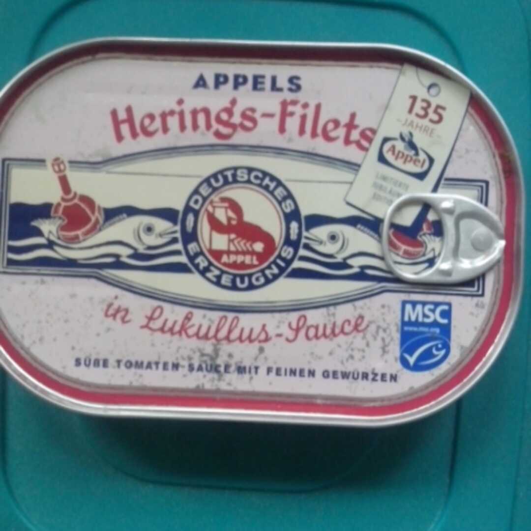 Appel Heringsfilets in Lukullus-Sauce