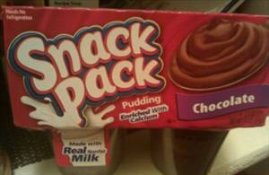 Hunt's Chocolate Pudding Snack Pack - Photo