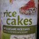 Sesame Seed Brown Rice Cakes