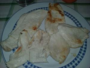 Petto di Pollo in Umido (Mangiato senza Pelle)