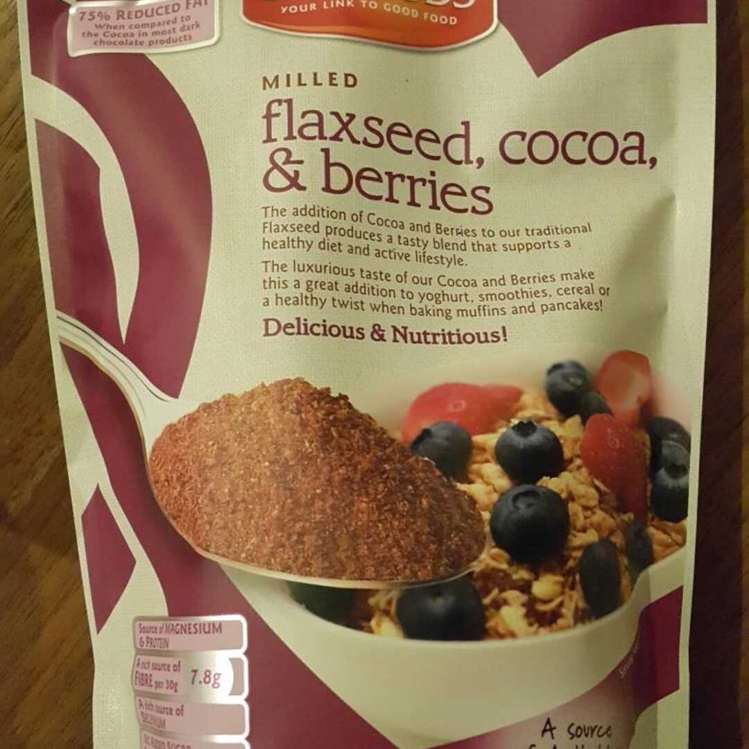 Linwoods Milled Flaxseed, Cocoa & Berries