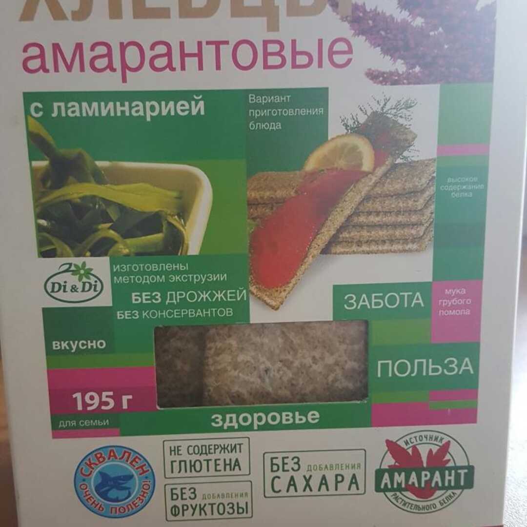 Di&Di Хлебцы Амарантовые с Ламинарией