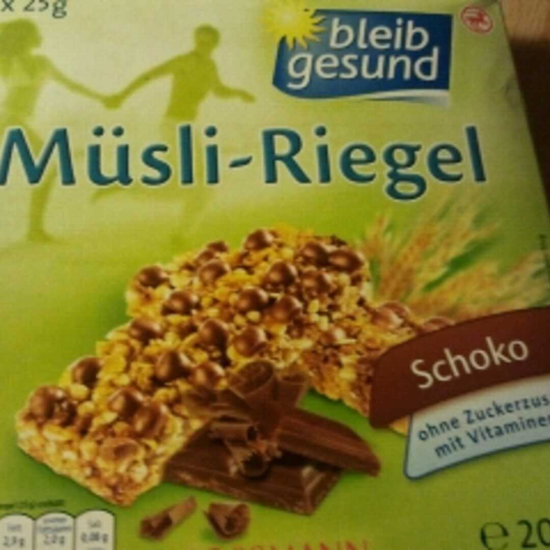 Bleib Gesund Müsli-Riegel Schoko