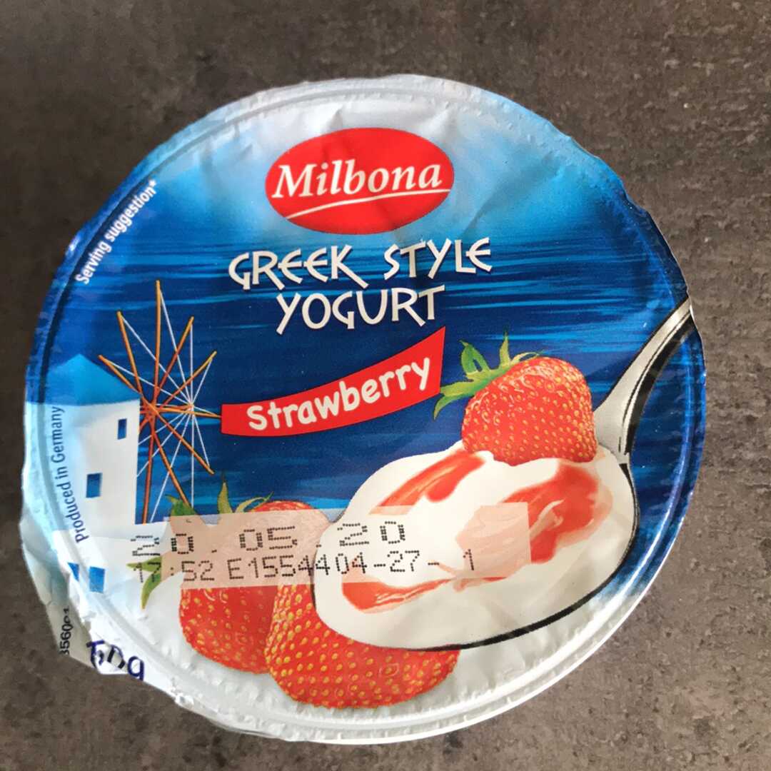 Milbona Greek Style Yogurt Strawberry