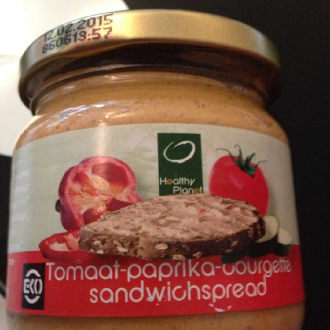 Healthy Planet Tomaat-Paprika-Courgette Sandwichspread