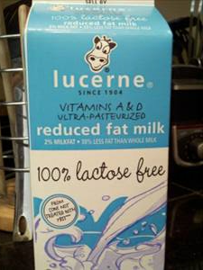 Lucerne 100% Lactose Free Reduced Fat Milk