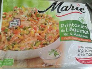 Marie Printanière de Légumes Riz & Poulet Rôti