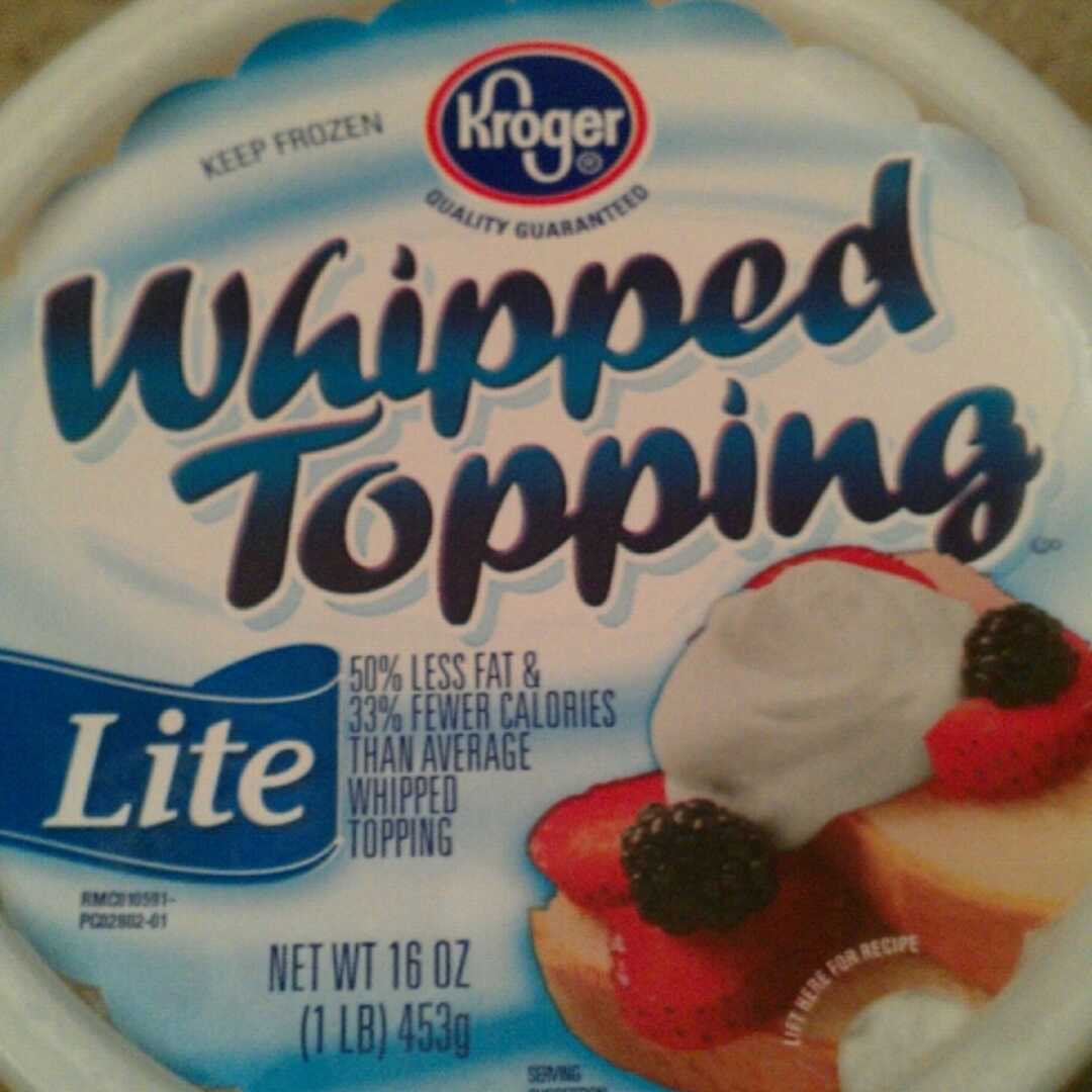 Kroger Light Whipped Cream