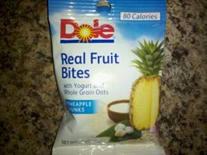 Dole Real Fruit Bites - Pineapple Chunks