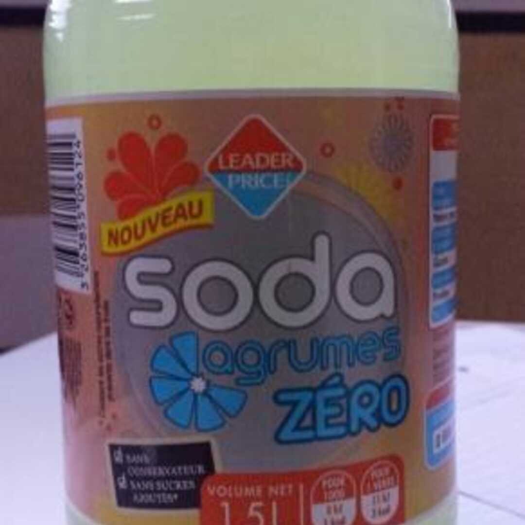 Leader Price Soda Agrumes Zéro
