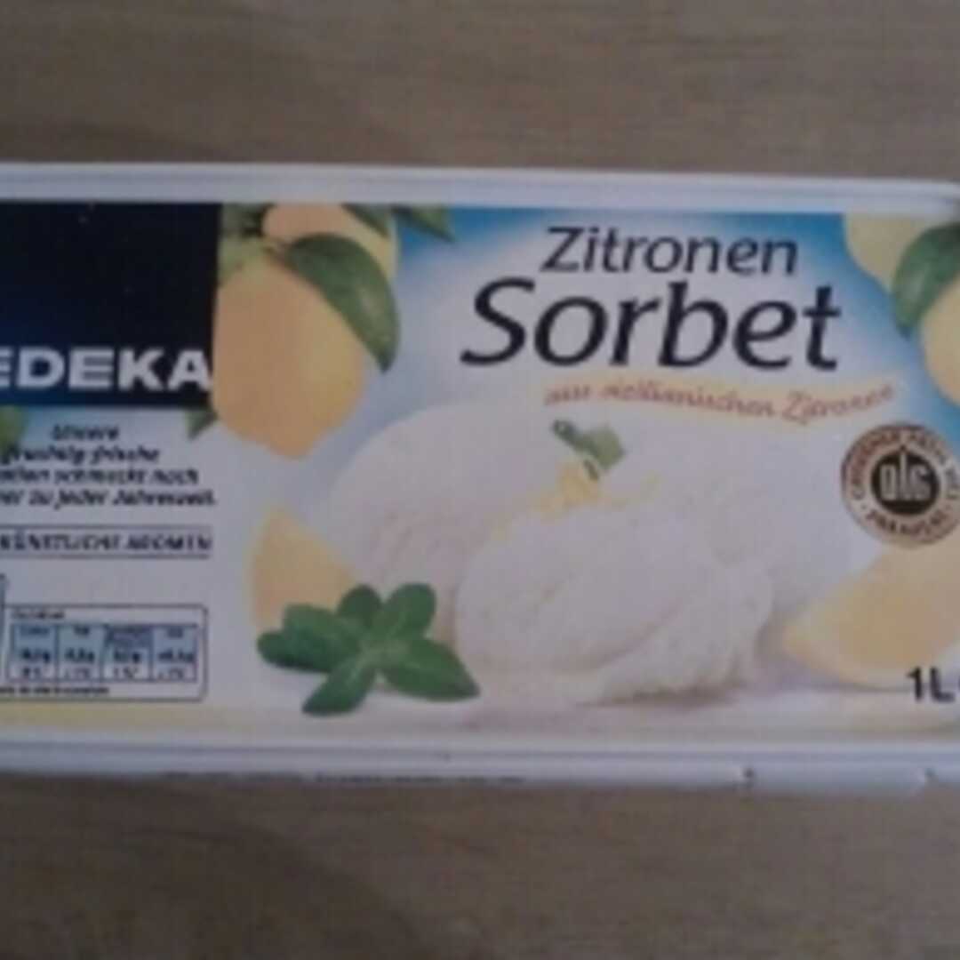 Edeka Zitronen Sorbet