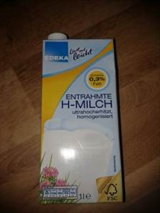 Edeka Lust auf Leicht Entrahmte H-Milch