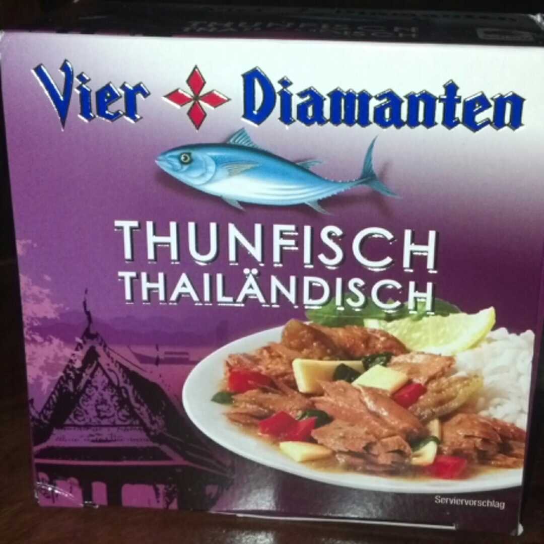 Vier Diamanten Thunfisch Thailändisch