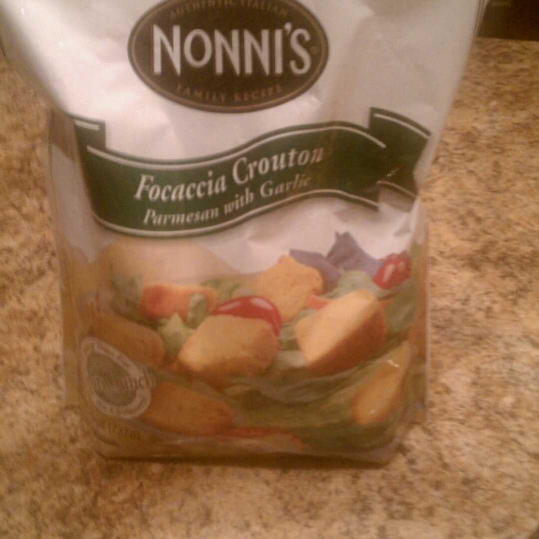 Nonni's Focaccia Croutons - Parmesan with Garlic