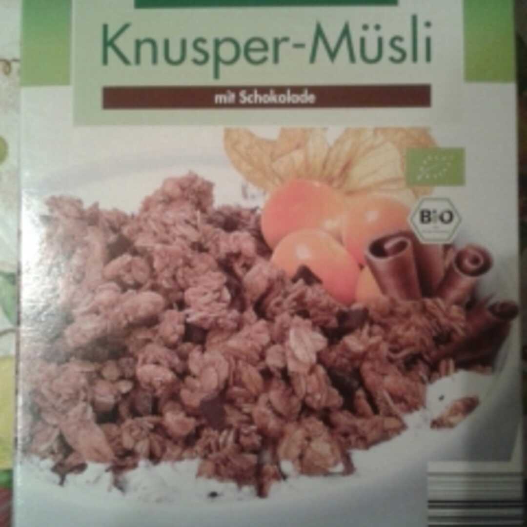 BioBio Knusper-Müsli mit Schokolade