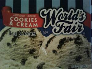 World's Fair Cookies & Cream Ice Cream