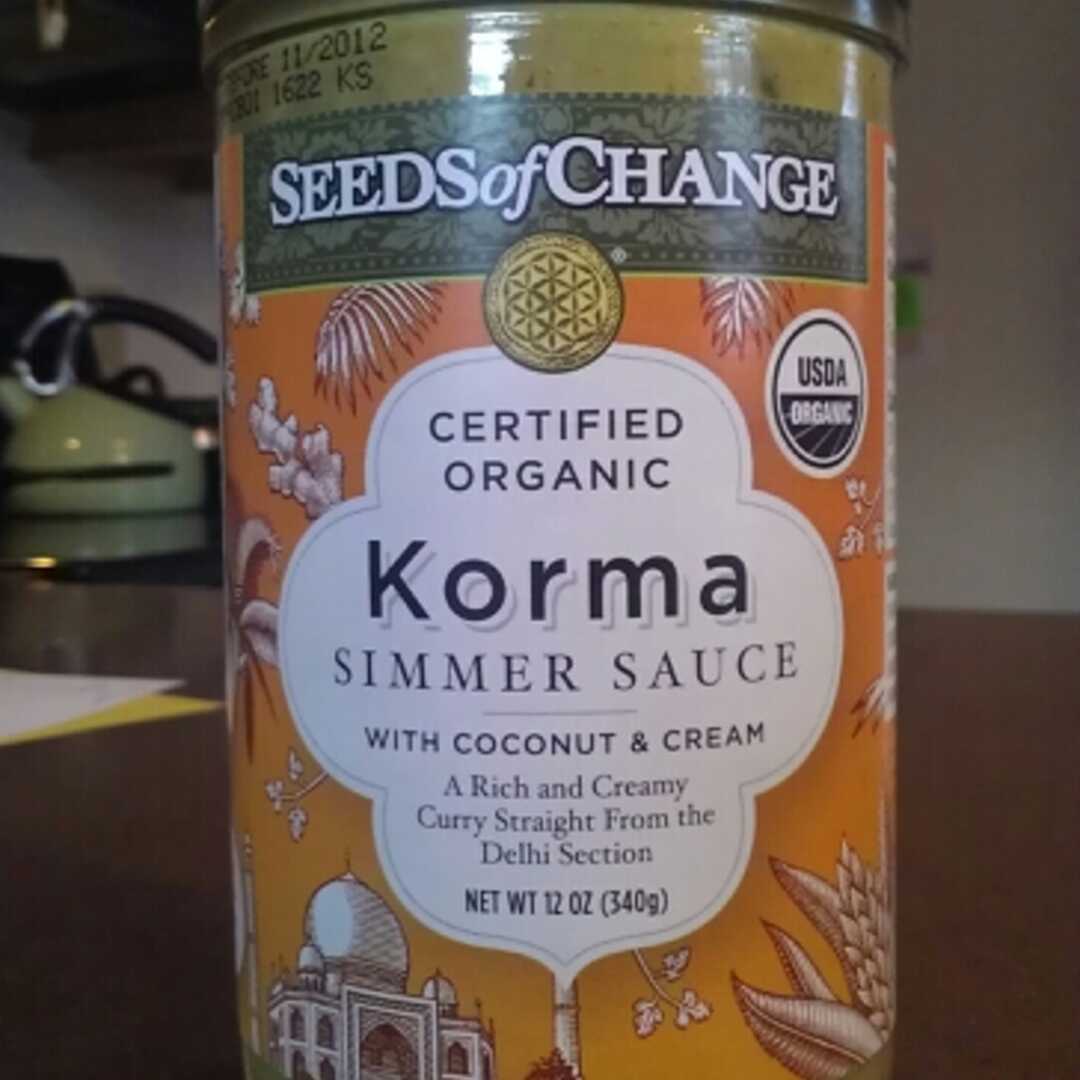 Seeds of Change Korma Simmer Sauce