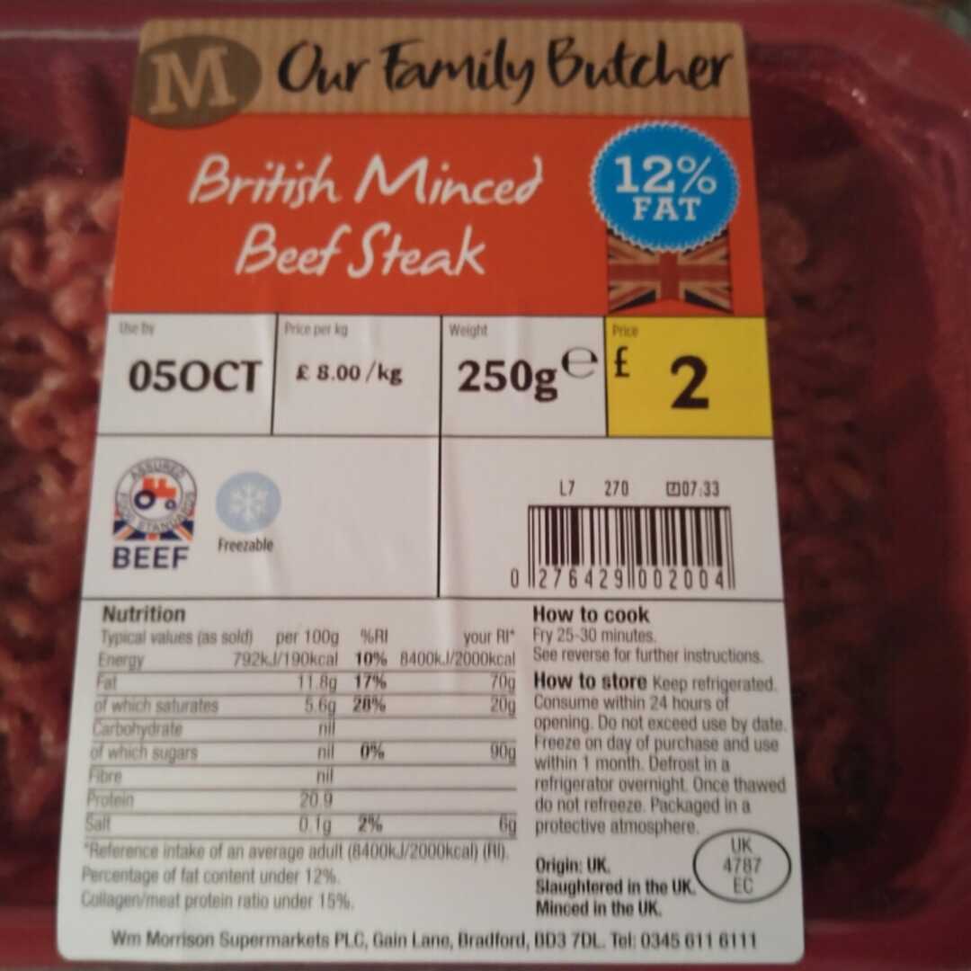 Morrisons British Minced Steak