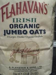 Flahavan's Irish Organic Jumbo Oats