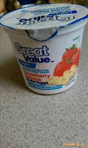Great Value Light Nonfat Yogurt - Strawberry Banana