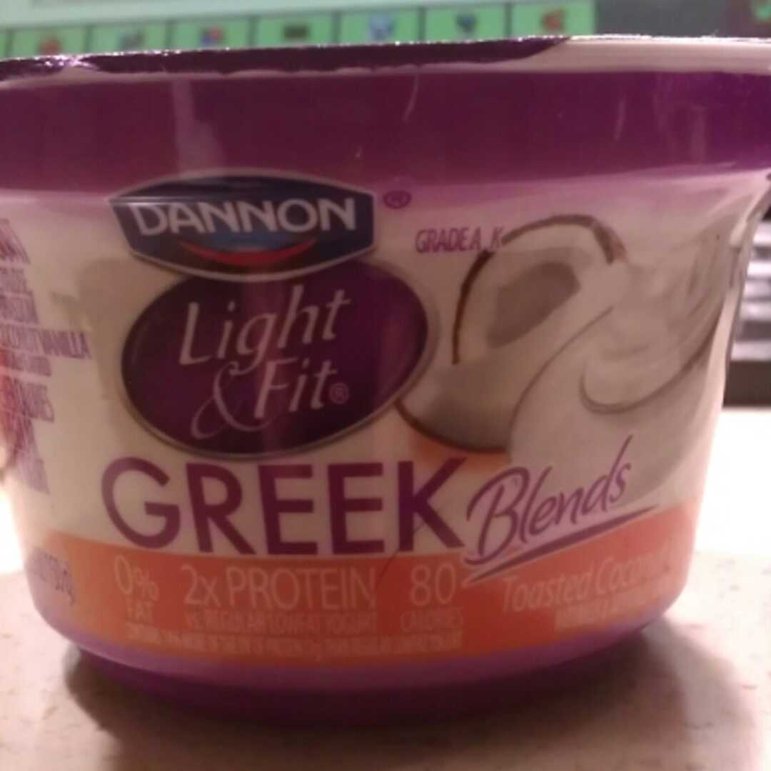Dannon Light & Fit Greek Blends - Toasted Coconut Vanilla