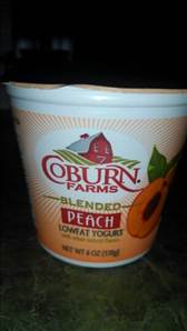Coburn Farms Peach Lowdfat Yogurt