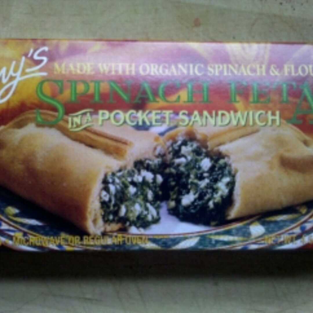 Amy's Spinach Feta Pocket Sandwich