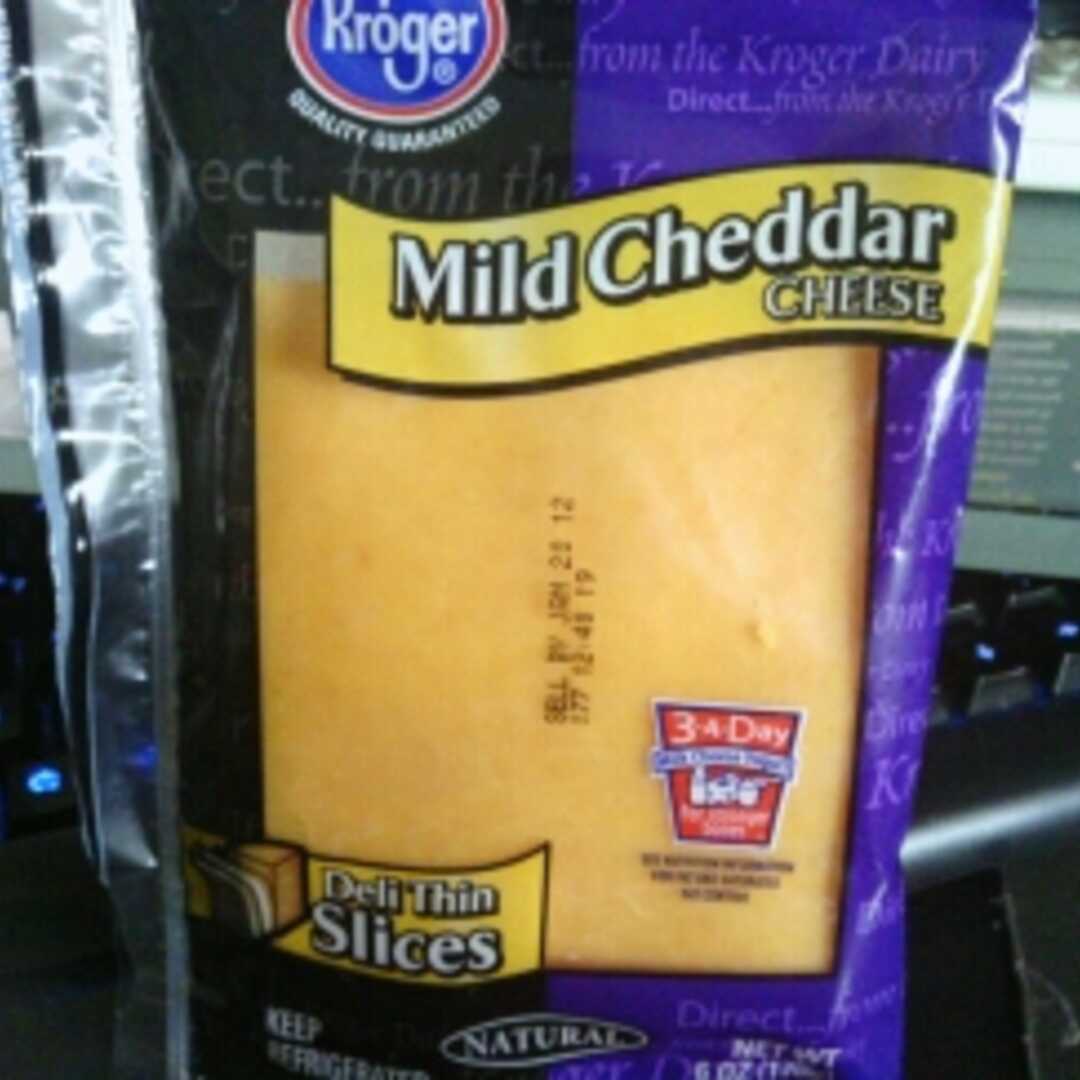 Kroger Deli Thin Sliced Mild Cheddar Cheese