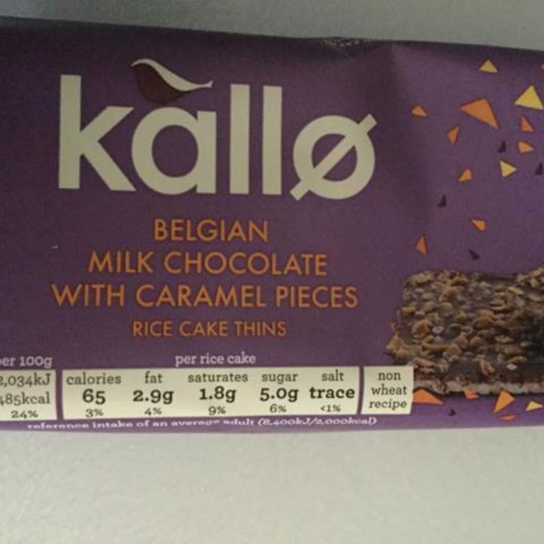 Kallo Belgian Milk Chocolate with Caramel Pieces