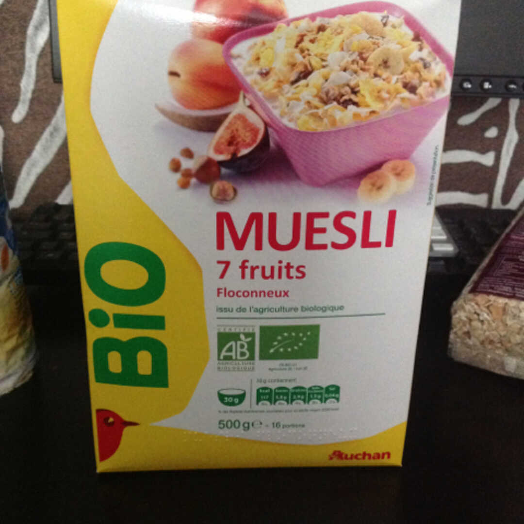 Auchan Bio Muesli 7 Fruits