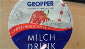 Gropper Milch Drink Erdbeer
