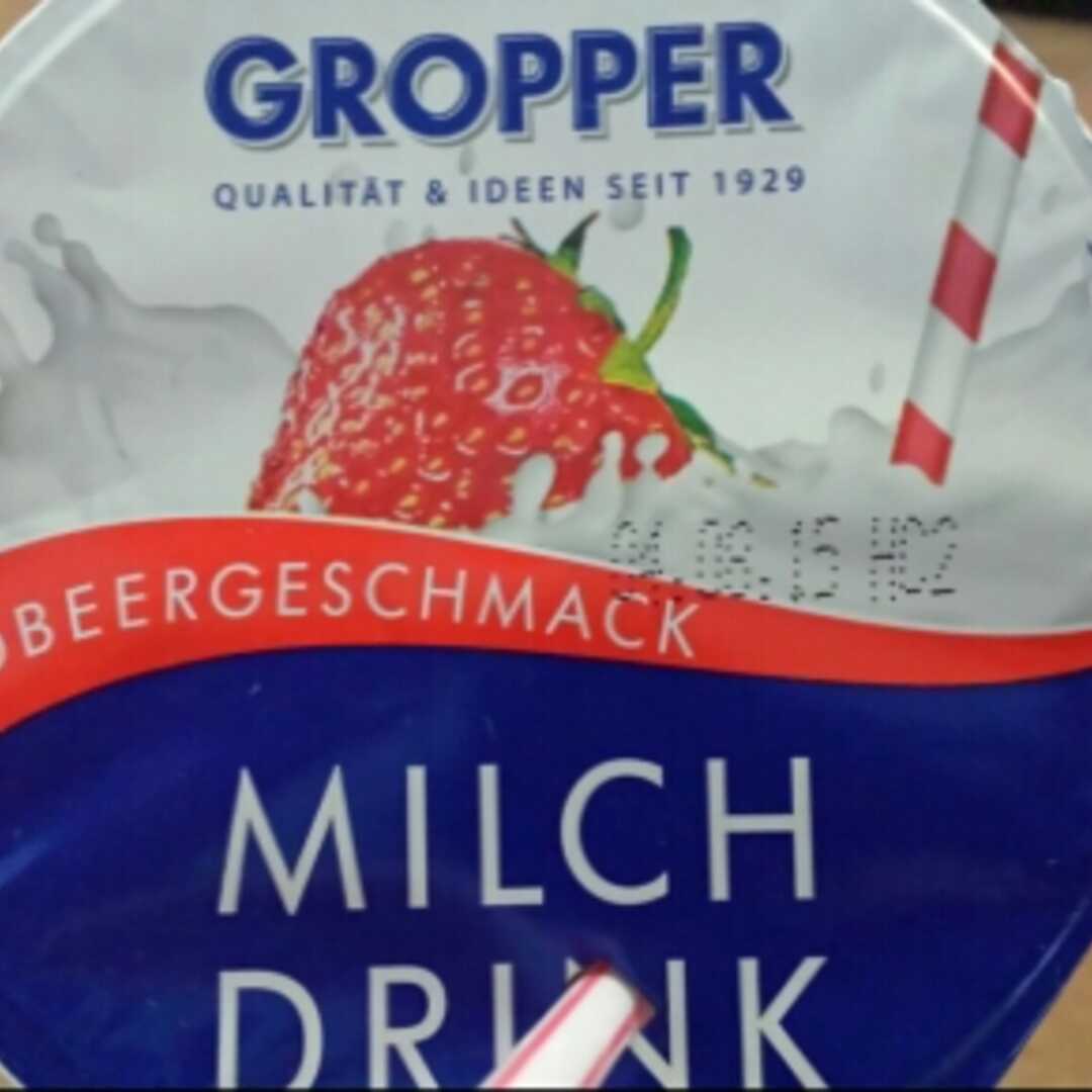 Gropper Milch Drink Erdbeer