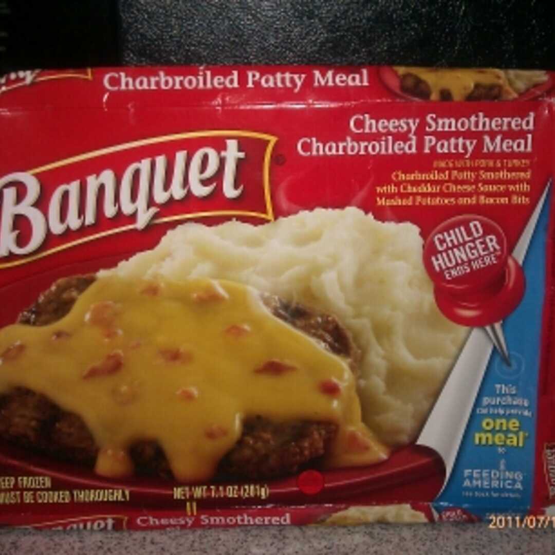 Banquet Cheesy Smothered Meat Patty Meal