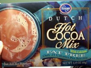 Kroger Fat Free Dutch Hot Cocoa Mix
