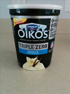 Dannon Oikos Triple Zero - Vanilla (Cup)