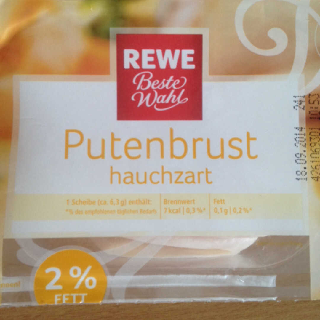 REWE Beste Wahl Putenbrust Hauchzart (6,3g)