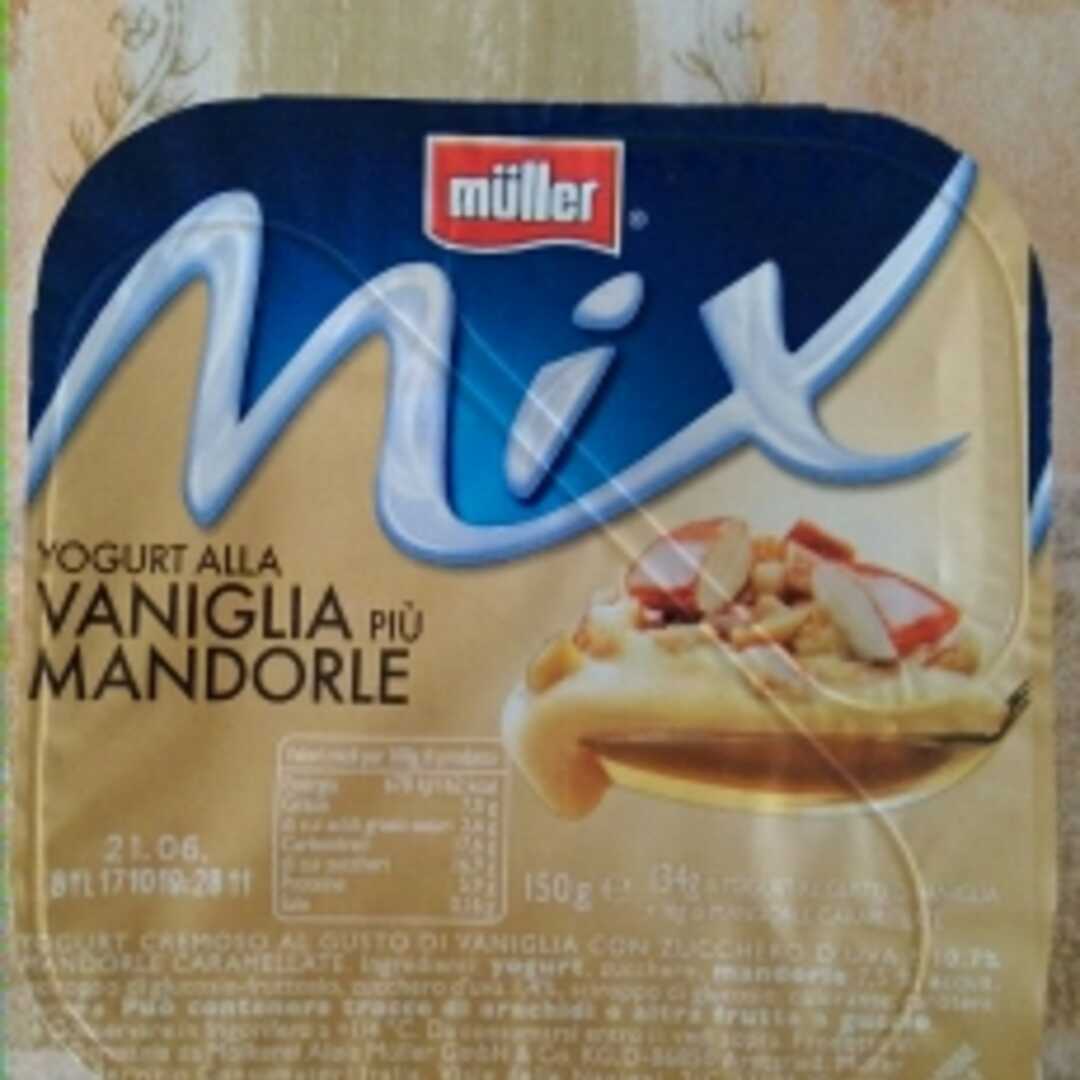 Muller Mix Yogurt alla Vaniglia Più Mandorle Caramellate