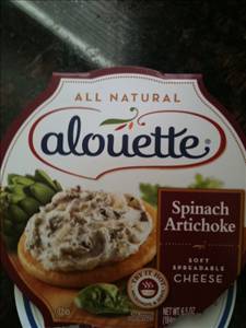 Alouette Spreadable Cheese - Spinach Artichoke