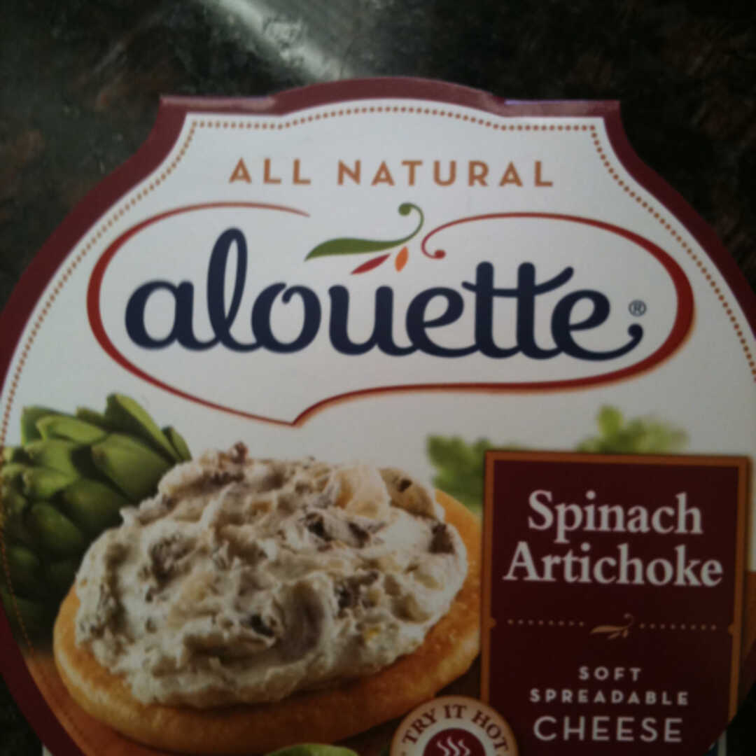 Alouette Spreadable Cheese - Spinach Artichoke