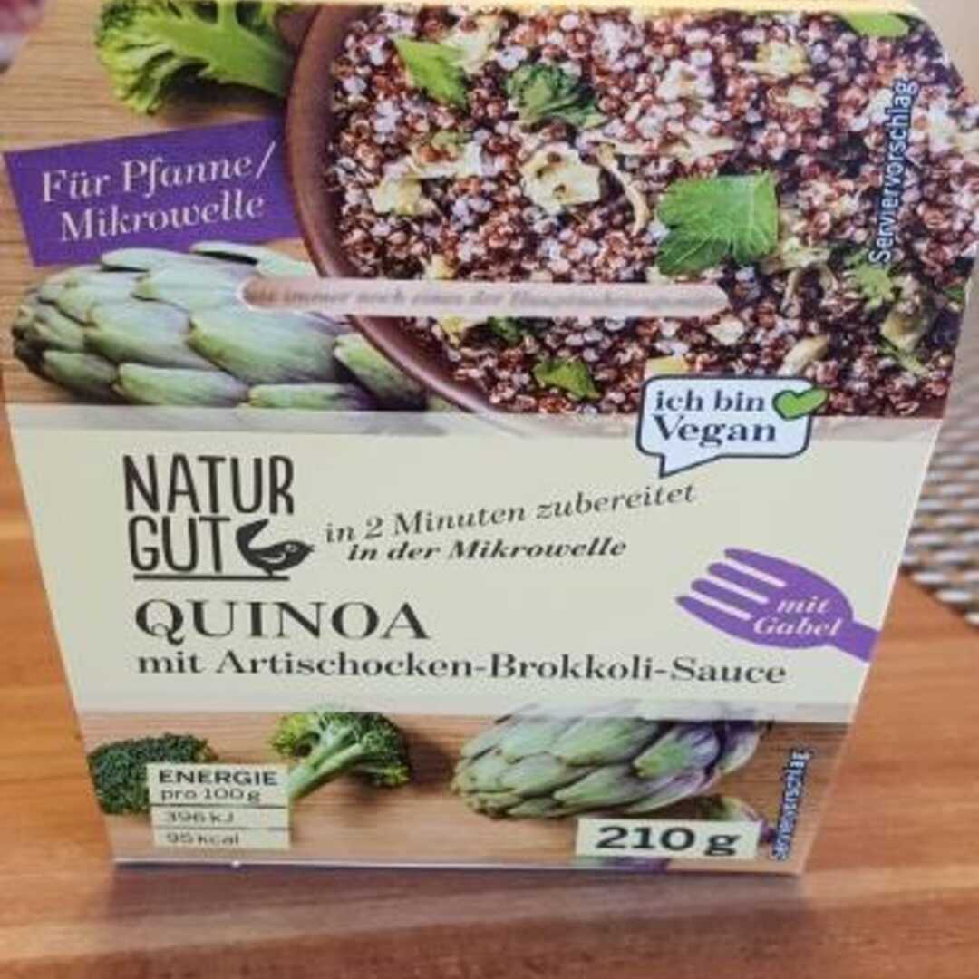 Naturgut Quinoa mit Artischocken-Brokkoli-Sauce