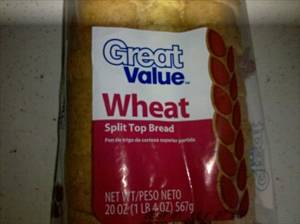 Great Value Split Top Wheat Bread